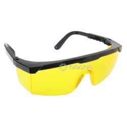 Safety Goggles with Adjustable Temples (Yellow), 51096