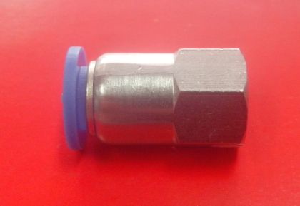 1/4" Female thread Push Fit Pneumatic Fitting for 8mm Air Hose Tube, 9100632