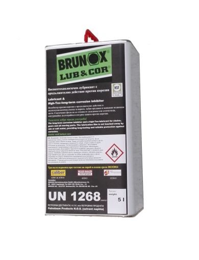 BRUNOX Lub & Cor - High tech lubricant and long-term corrosion protection, 5l can