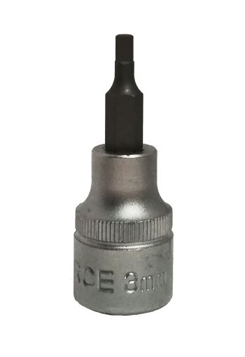 3mm 3/8"Dr. Hex socket bit, 34405003