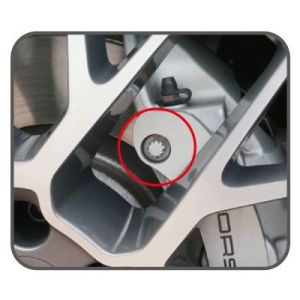 Вложка за спирачните апарати на Porsche & AUDI, 9B0402