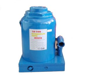 Hydraulic bottle jack with safety valve 50t