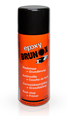 Преобразувател за ръжда и грунд с епоксидна смола, 400 ml BRUNOX Epoxy Spray 