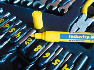 Немски индустриален маркер BLEISPITZ, 4 мм, жълт 0525