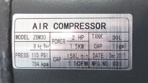 30 л. Бутален компресор с директно куплиране, 51001