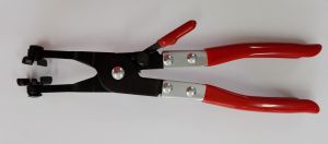 45° Hose clamp pliers with red coating, 780-0058A