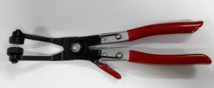45° Hose clamp pliers with red coating, 780-0068