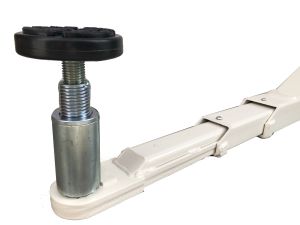 4 ton Solid Negel Jack 4000F Electro-hydraulic 2-post lift, floor plate + 4*85 mm Adapters 