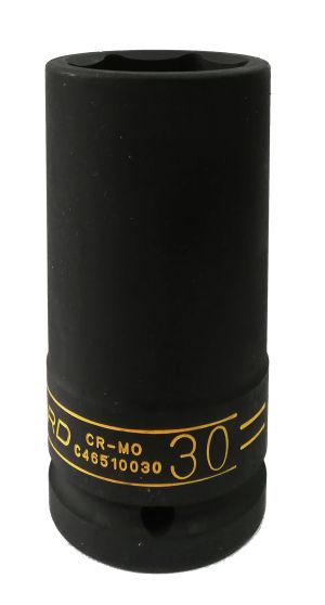 32 мм 3/4" Вложка ударна удължена черна, 46510032
