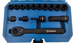 3/8" Go-Through Socket Set, 15 pieces, 51416