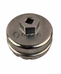 Aluminium Oil Filter Wrench Cup for Toyota & Lexus 64.5mm x 14 Flutes (6 Slots) - MG51464