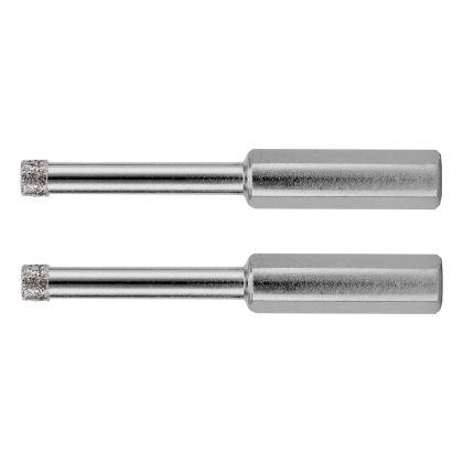2 pcs. Ø6x67mm Diamond drill bit, 726069