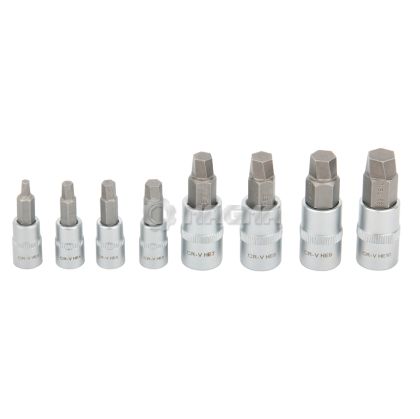 8 Pcs Damaged Hex Screw Extractor Set, 51224