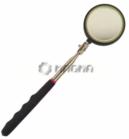 Ø65mm Telescoping Inspection Mirror with LED, 51296