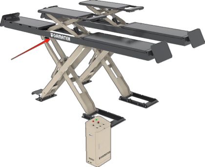 4T Wheel Alignment Scissor Lift - High-Rise with Secondary Lift TS401.HR