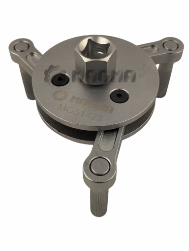 80-120 mm Ενισχυμένος Κλειδί Φίλτρου Λαδιού με 3 Μπράτσα, 51423