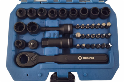 1/4" Go-Through Проходни вложки и битове - комплект 37 части - 51418