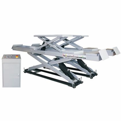 4-Ton Professional Under-Ground Scissor Lift, 220V, JH-L4000 with Secondary Lift & Control Box