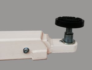 4 ton Solid Negel Jack Electro-hydraulic 2-post lift, floor plate + anchors + 4*85 mm Adapters
