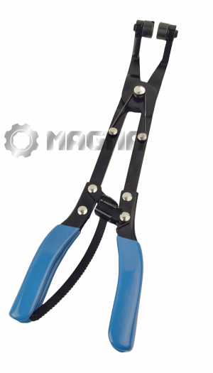 Long Reach Angled Hose Clamp Pliers - 45° Offset, 13" (330mm), 51413