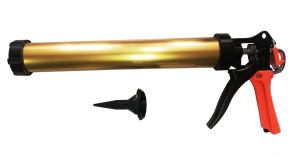 Professional 15" Sausage Caulking Gun – 600ml Aluminum Barrel Sealant Applicator